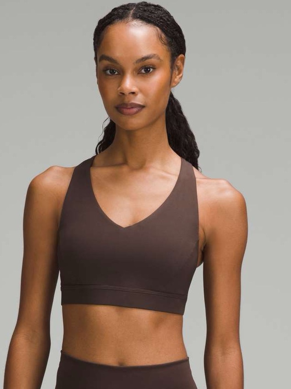 lululemon Size 6 Envital Sports Bra D/DD in Brown